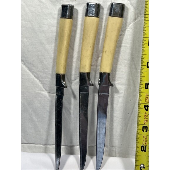 CARVEL HALL Vintage Set of 5 Steak Knives  By Briddell Cutlery - Picture 3 of 5